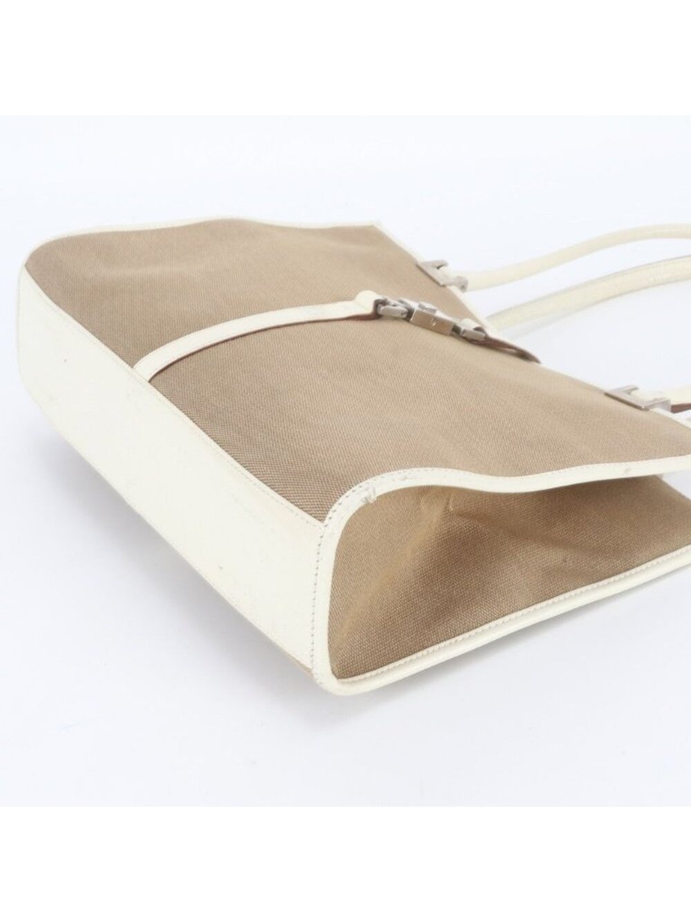 Gucci Jackie Leather Nylon Tote Shoulder Hand - Picture 6 of 9